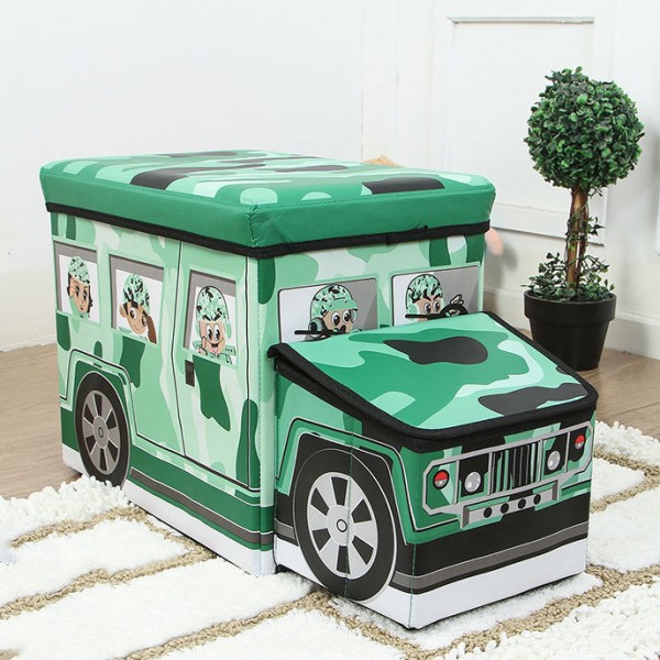 兒童汽車造型玩具收納箱