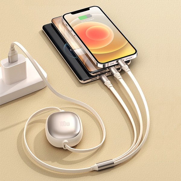 鋁合金三合一充電線