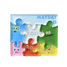 壓克⼒拼圖磁鐵