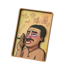 ⽊片半立體磁鐵